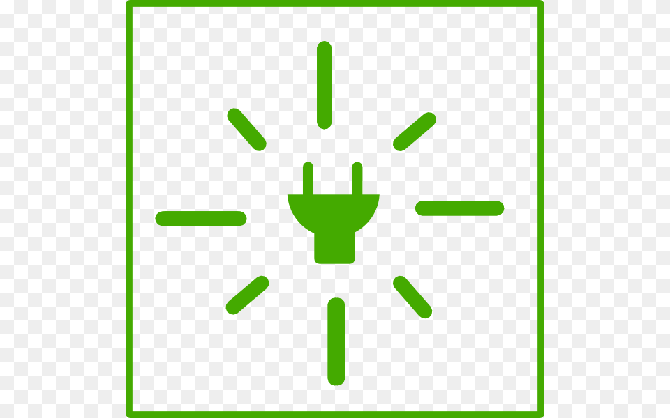 Green Power Icon Clip Art, Cutlery Free Png Download