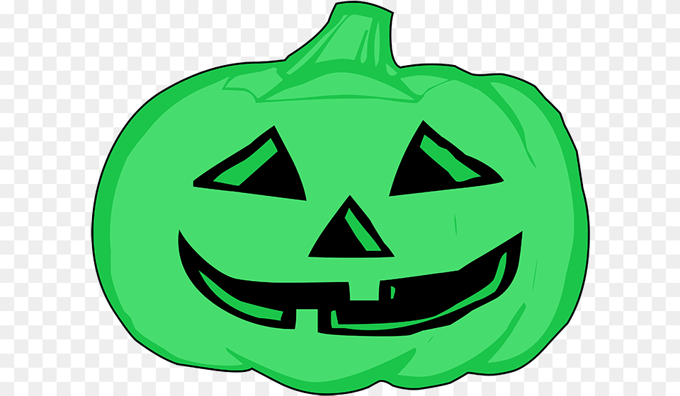 Green Pumpkin Head Jack O Lantern Clipart Black And White Free Transparent Png