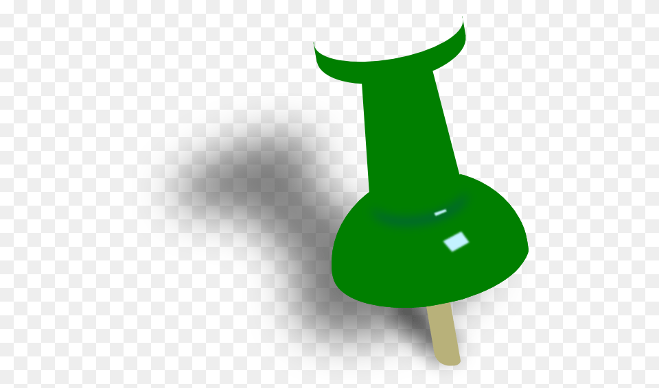 Green Push Pin Clip Art Png Image