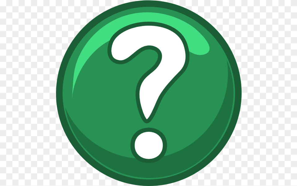 Green Question Round Icon Clip Art Signo D Einterrogacion Habbo, Disk, Text Free Png Download