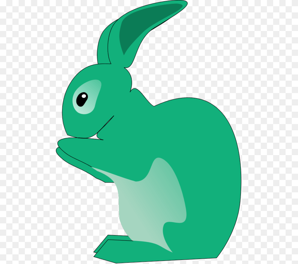 Green Rabbit Cliparts, Animal, Mammal, Fish, Sea Life Png Image