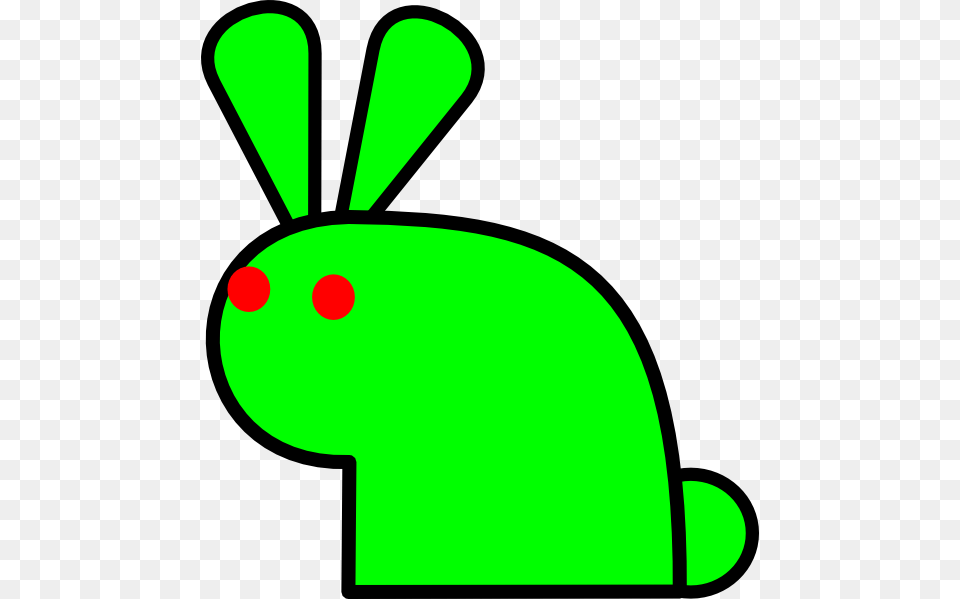 Green Rabbit Svg Clip Arts Cute Cartoon Green Rabbits, Animal, Mammal, Lawn, Lawn Mower Png Image