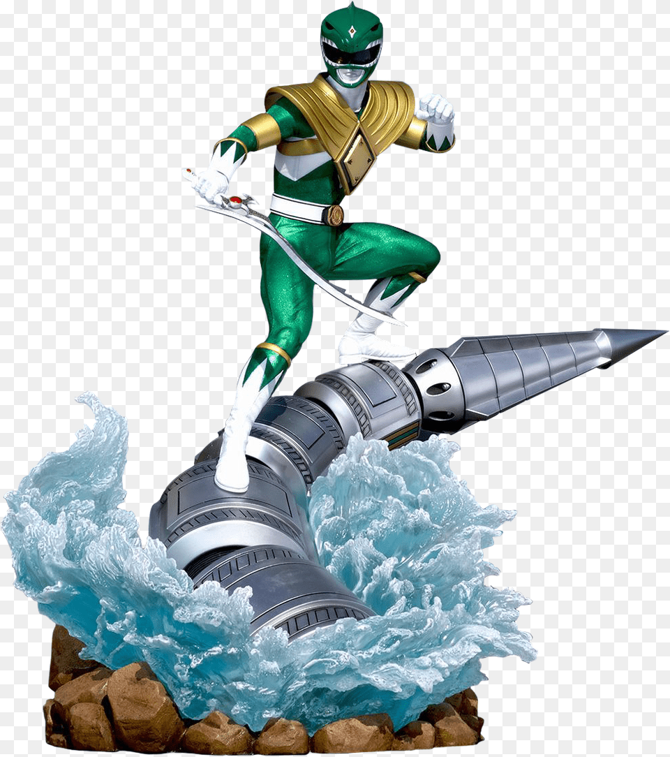 Green Ranger Figure Buy, Adult, Male, Man, Person Free Png Download