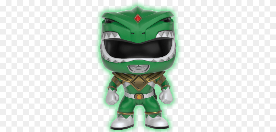 Green Ranger Gid Pop Vinyl Nycc Funko Pop Green Ranger Metallic Png