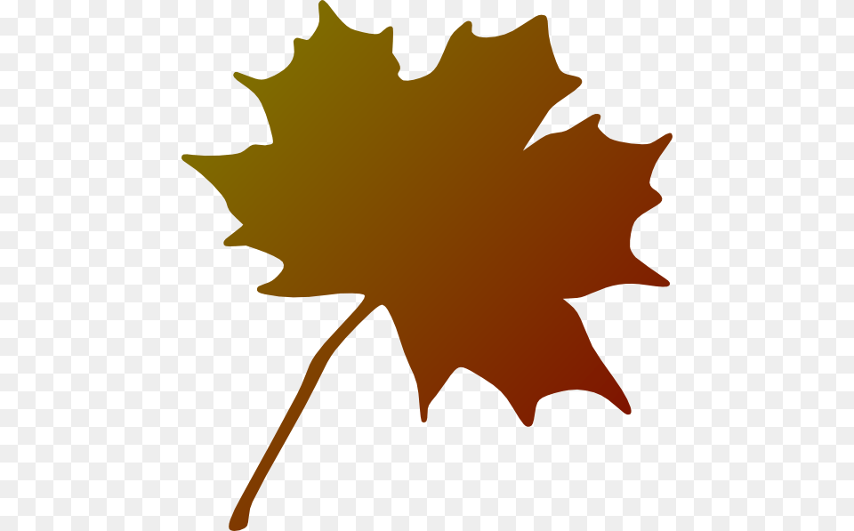 Green Red Gradient Maple Leaf Large Size, Maple Leaf, Plant, Tree, Animal Png Image