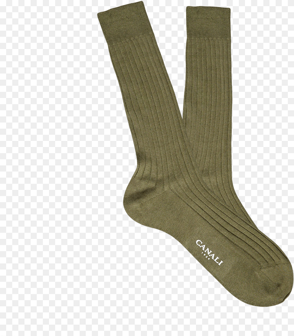 Green Ribbed Cotton Socks Sock, Clothing, Hosiery Png