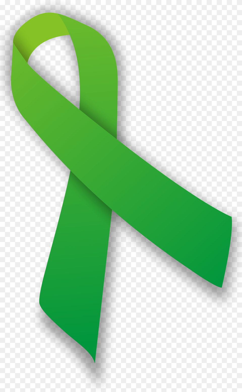 Green Ribbon 3 Image Anxiety And Depression Ribbon, Accessories, Formal Wear, Tie Free Png