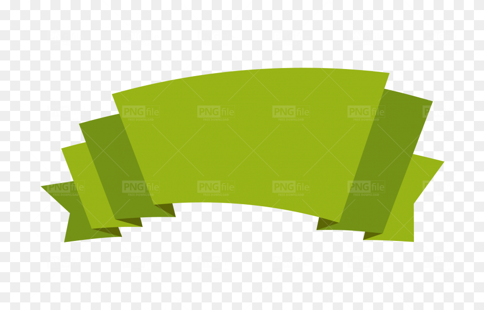 Green Ribbon Banner Photo 555 Pngfilenet Illustration, Text, Leaf, Plant, Paper Free Png Download