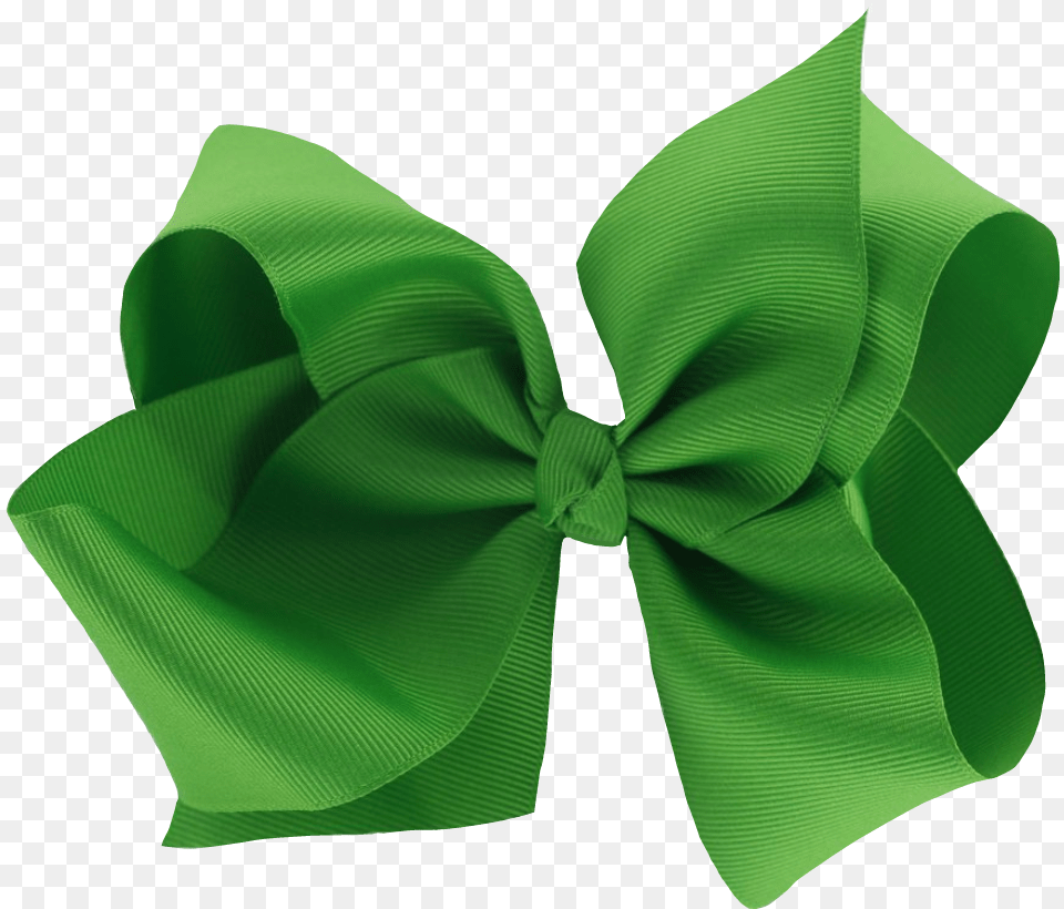 Green Ribbon Bow Hair Hairbow Scribbons Green Hair Bow, Accessories, Formal Wear, Tie, Bow Tie Free Png Download