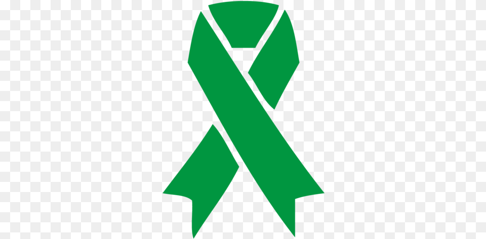 Green Ribbon Clipart Death Symbol, Recycling Symbol Png