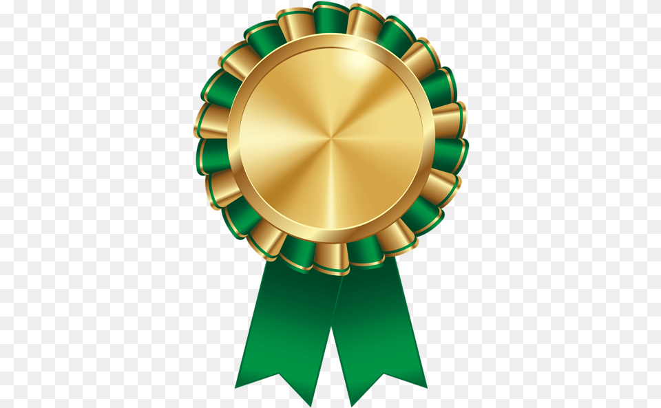 Green Ribbon Design Ribbon Certificate Logo, Gold, Trophy, Gold Medal, Bottle Png
