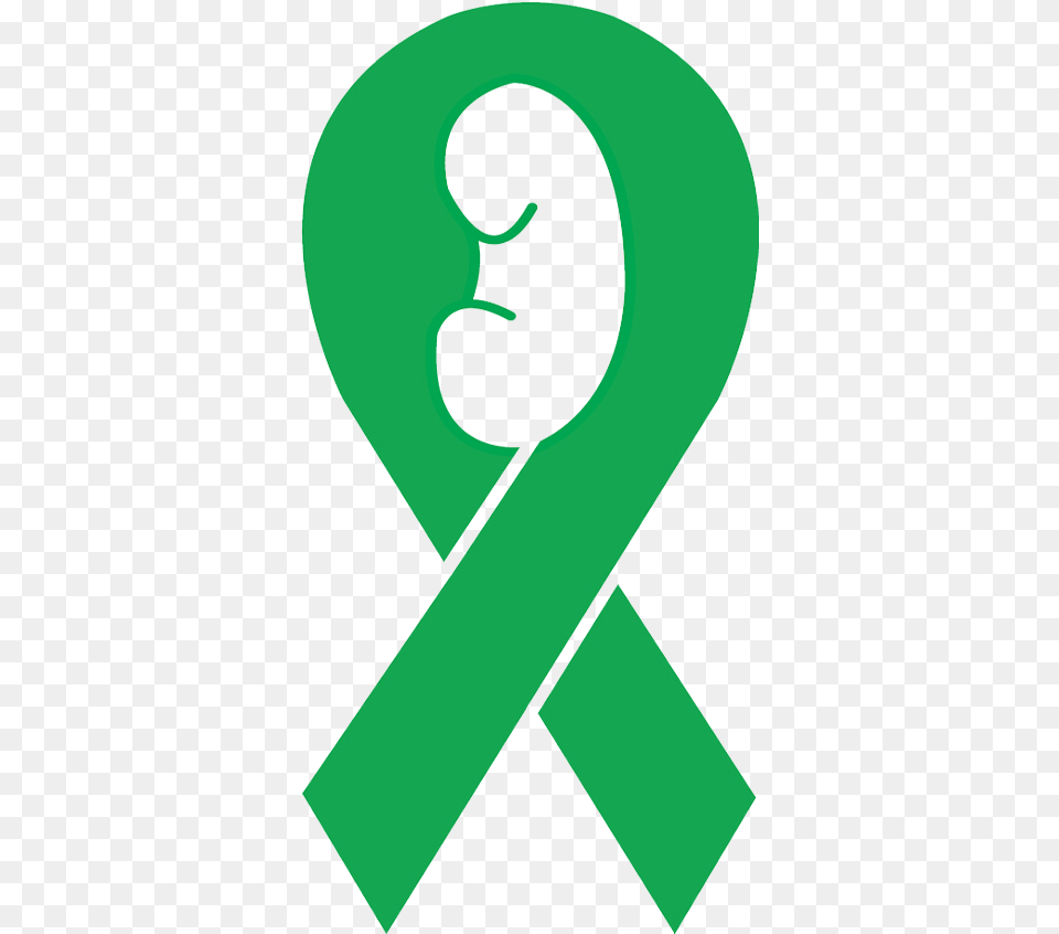 Green Ribbon Kidney Disease, Symbol, Alphabet, Ampersand, Text Free Png Download