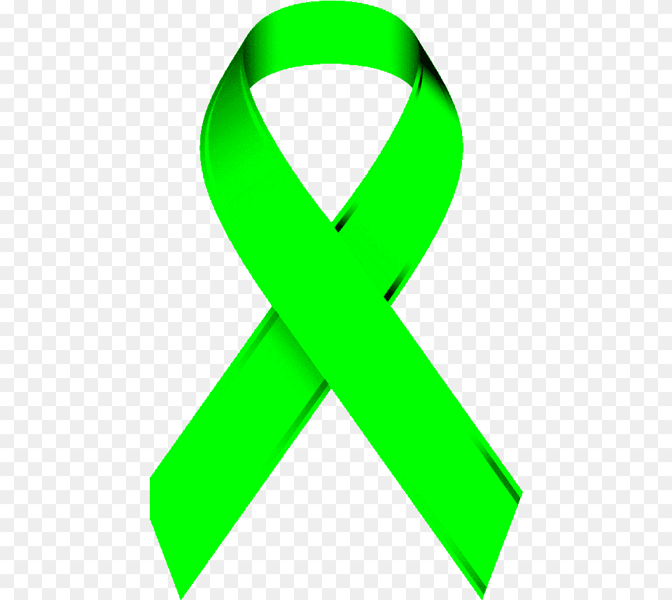 Green Ribbon Ribbon Mental Health Awareness Week, Symbol, Alphabet, Ampersand, Person Free Png