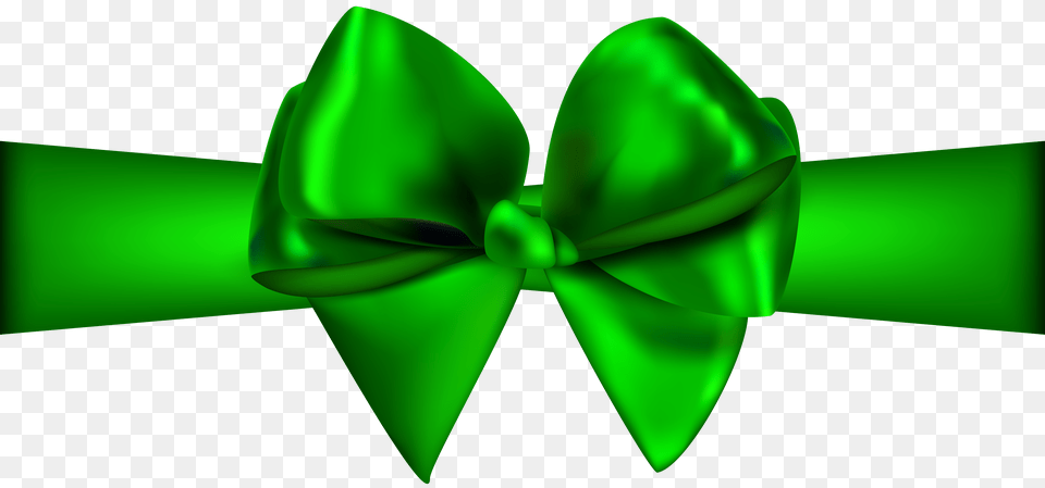 Green Ribbon With Bow Clip Art Free Png Download