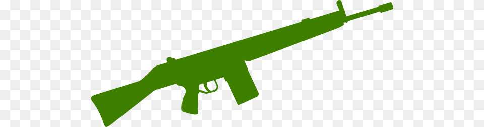Green Rifle Clip Art, Firearm, Gun, Weapon, Machine Gun Free Png