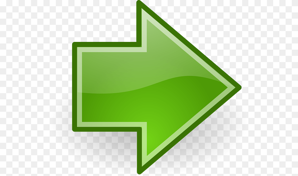 Green Right Arrow, Symbol, Disk Free Png