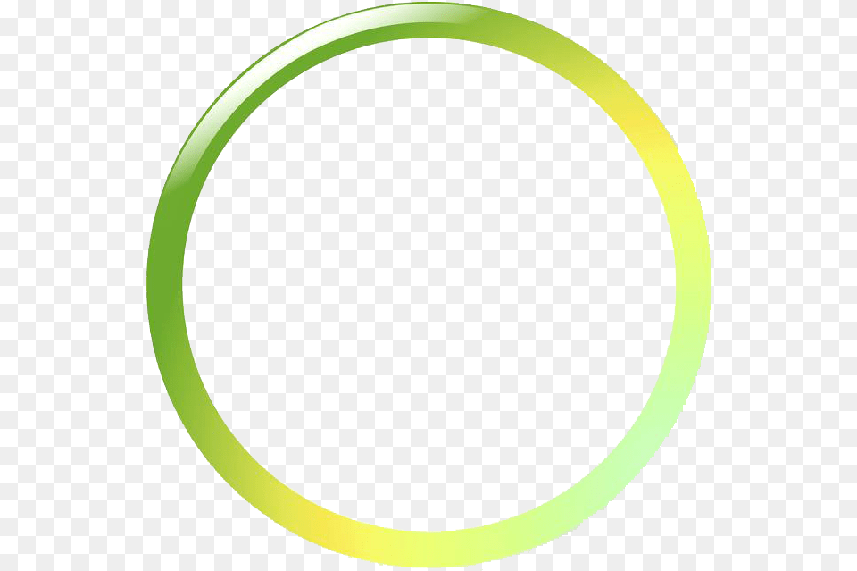 Green Ring Circle, Hoop, Oval Png Image