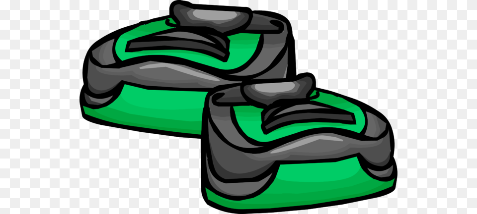 Green Running Shoes Club Penguin Green Shoes, Water, Sneaker, Shoe, Clothing Png Image