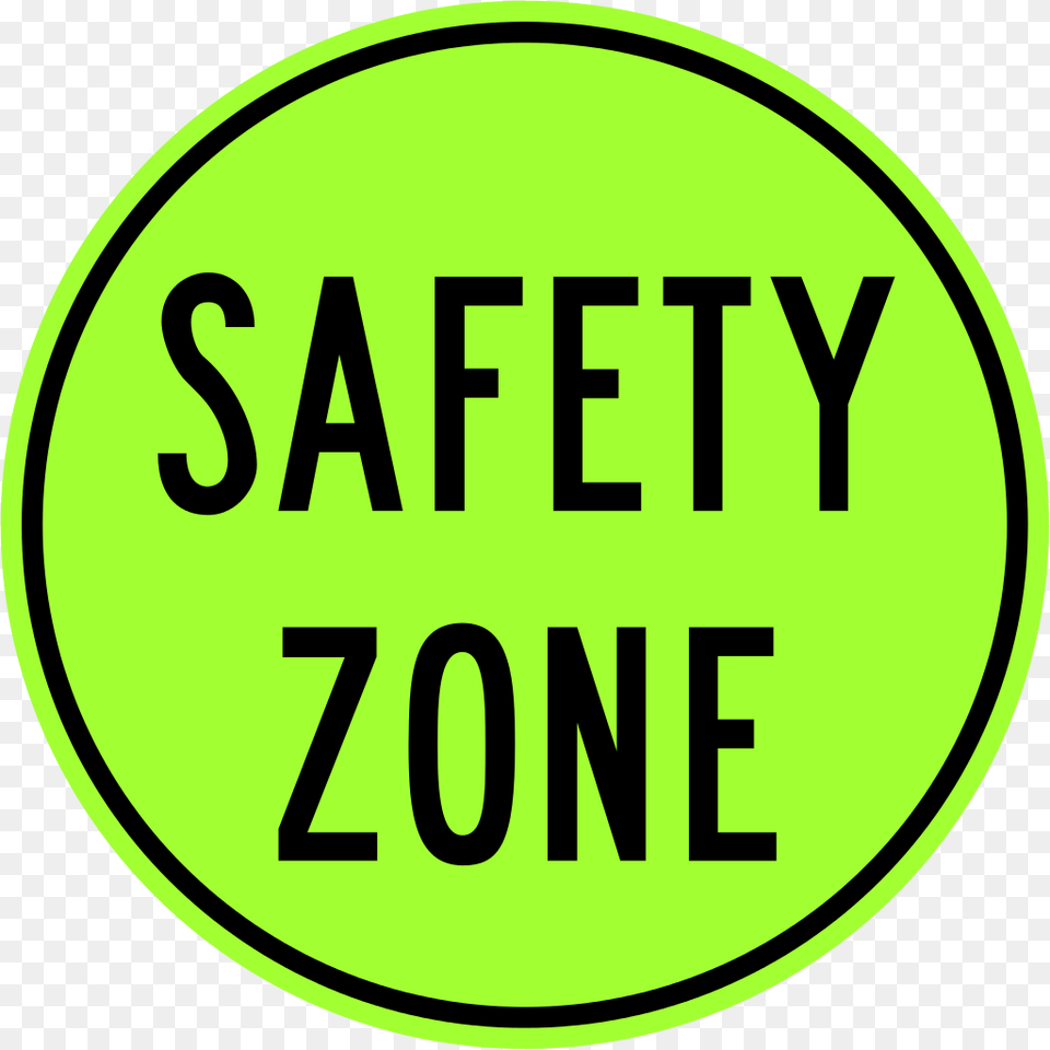 Green Safe Zone Sign, Logo, Text Free Png
