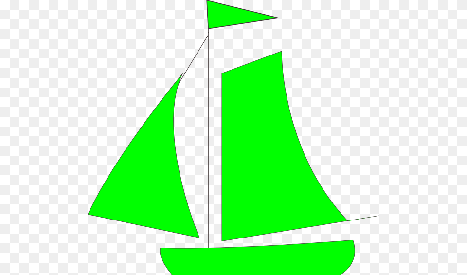Green Sail Boat Clip Arts For Web, Sailboat, Transportation, Vehicle, Yacht Free Png Download