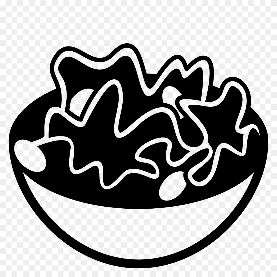 Green Salad Emoji Clipart, Bowl, Food, Meal, Dish Png Image