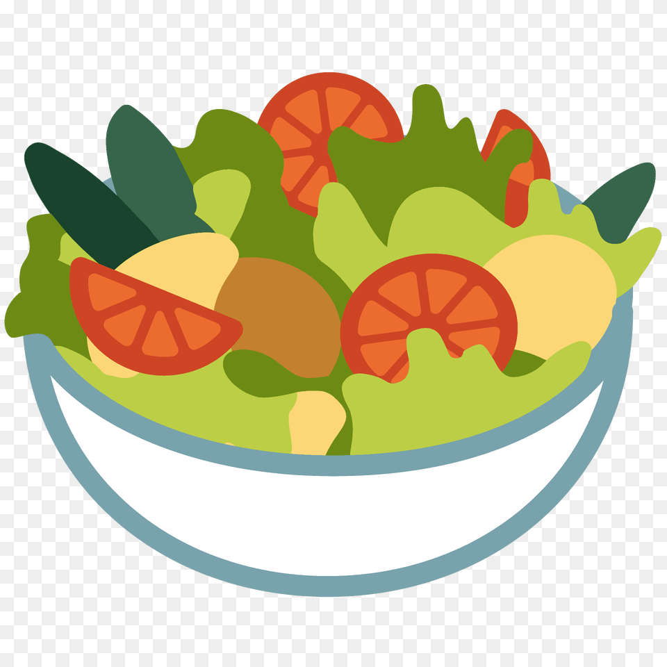 Green Salad Emoji Clipart, Food, Lunch, Meal Free Png Download