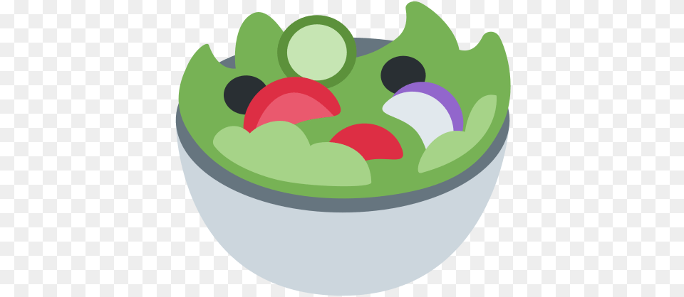 Green Salad Emoji Meaning With Pictures From A To Z Discord Salad Emoji, Bowl, Food Free Transparent Png