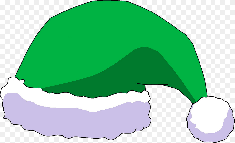 Green Santa Hat Clipart, Nature, Outdoors, Weather, Ice Free Transparent Png