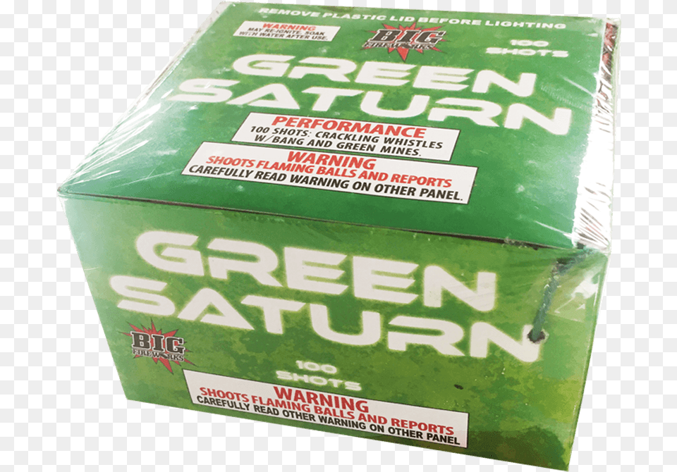 Green Saturn Box, Cardboard, Carton Png Image