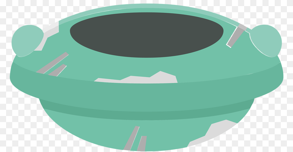 Green Saucer Clipart, Jar, Pottery, Cookware, Pot Free Png Download