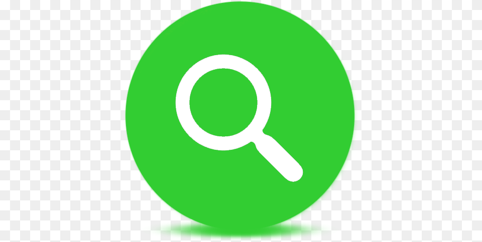 Green Search For Google Search Icon Green, Magnifying, Disk Free Png