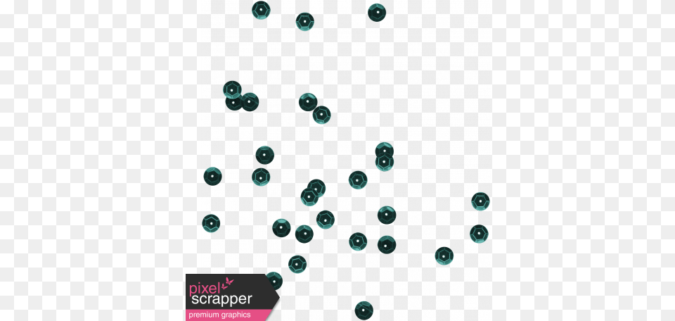 Green Sequin Scatter Graphic Circle, Animal, Sea Life Png