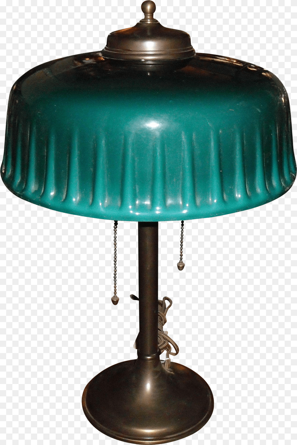 Green Shade Bankers Desk Lamp Beautiful Green Lamp Lamp, Lampshade, Table Lamp Free Transparent Png