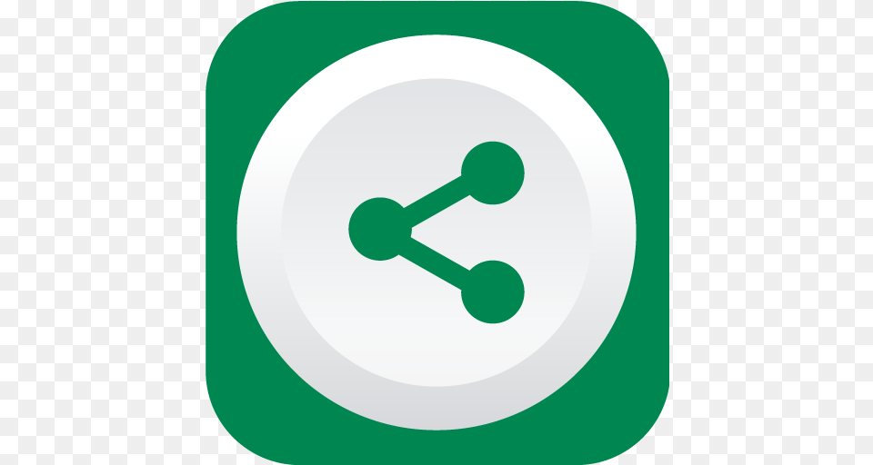 Green Share Icon, Disk Free Png