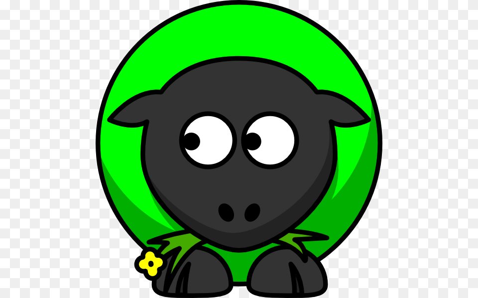 Green Sheep Looking Right Svg Clip Arts Parable Of Sheep And Goats Cartoon, Nature, Outdoors, Snow, Snowman Free Transparent Png