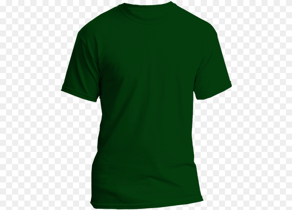 Green Shirt Emerald Green Plain T Shirt, Clothing, T-shirt Png