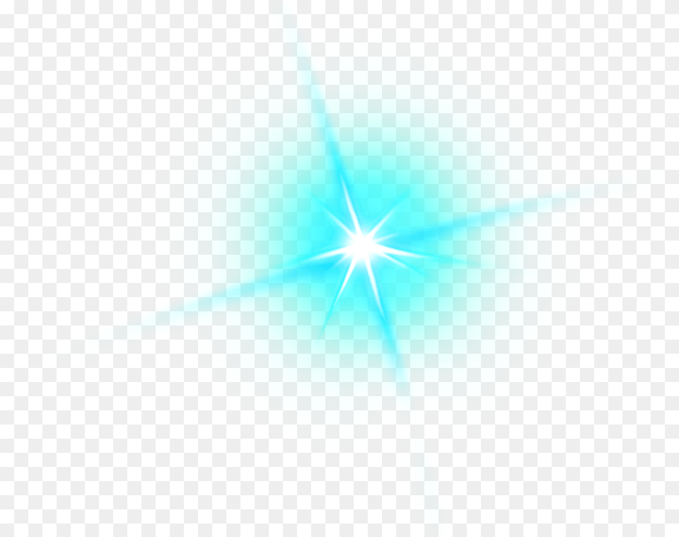 Green Simple Star Effect Blue Light Shine, Flare, Lighting, Nature, Night Png