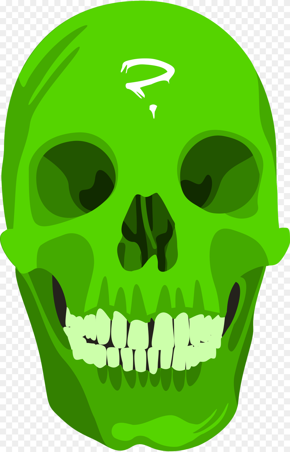 Green Skull Clipart, Head, Person, Face Free Transparent Png