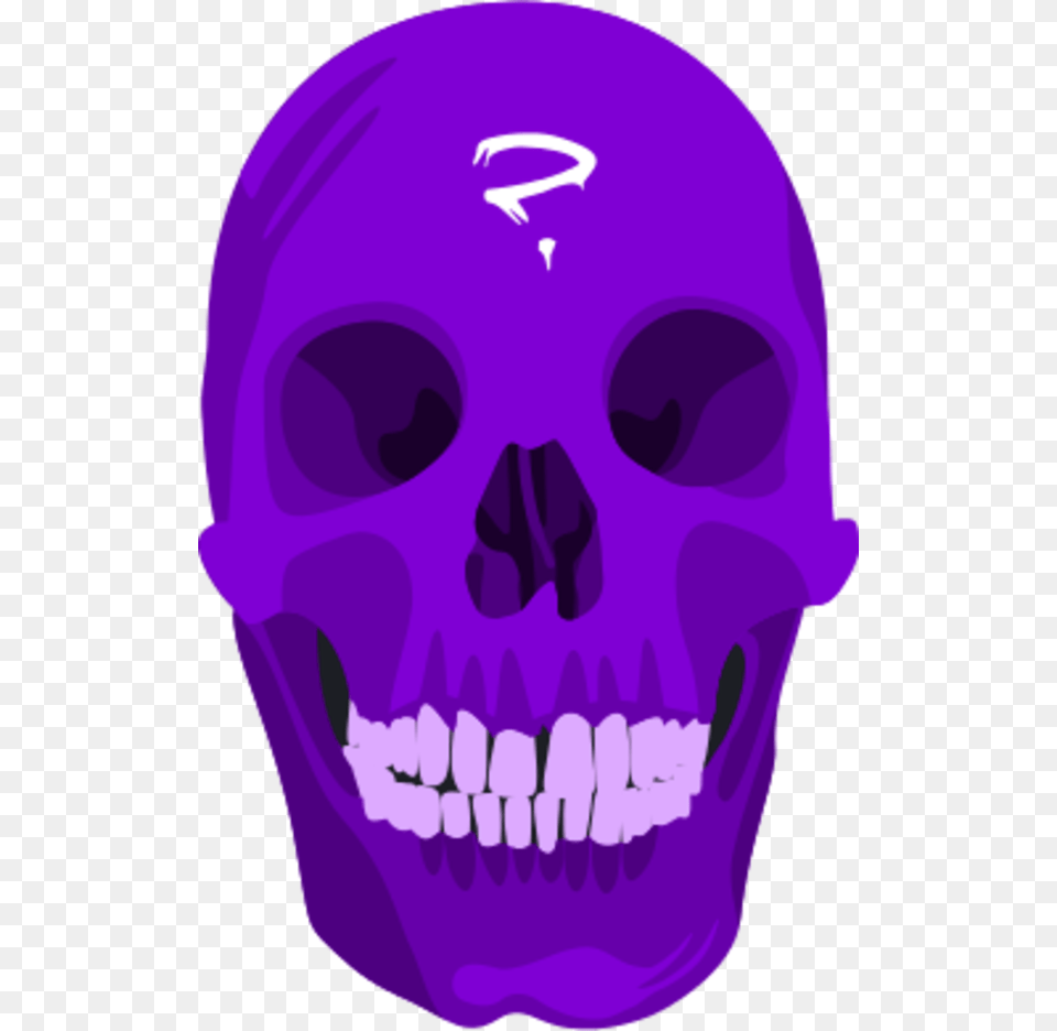 Green Skull Green Skull, Purple, Face, Head, Person Free Transparent Png