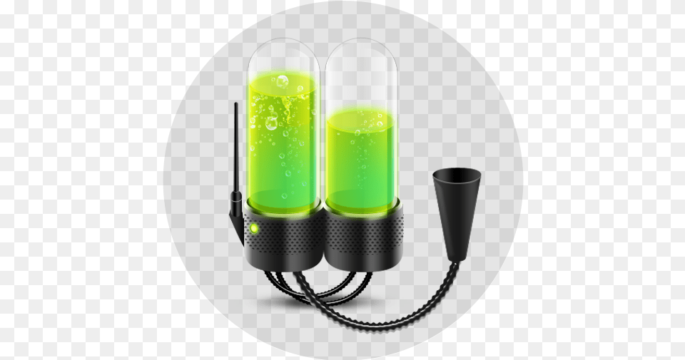 Green Slime Cylinder, Light, Appliance, Blow Dryer, Device Free Png