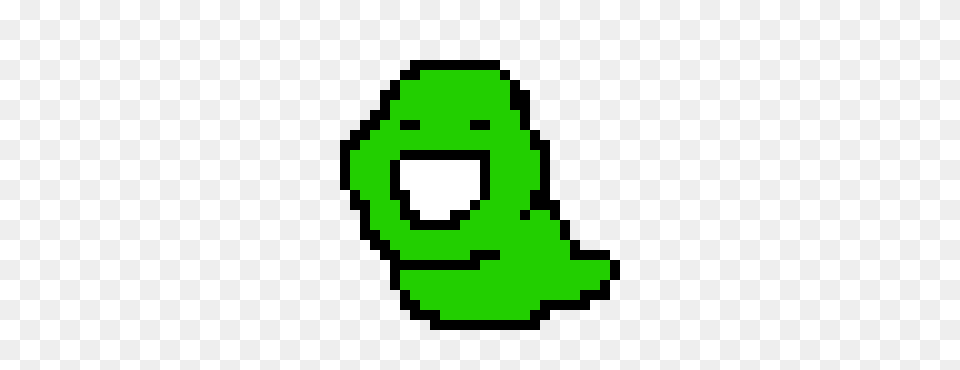 Green Slimer Pixel Art Maker, Recycling Symbol, Symbol Free Png Download