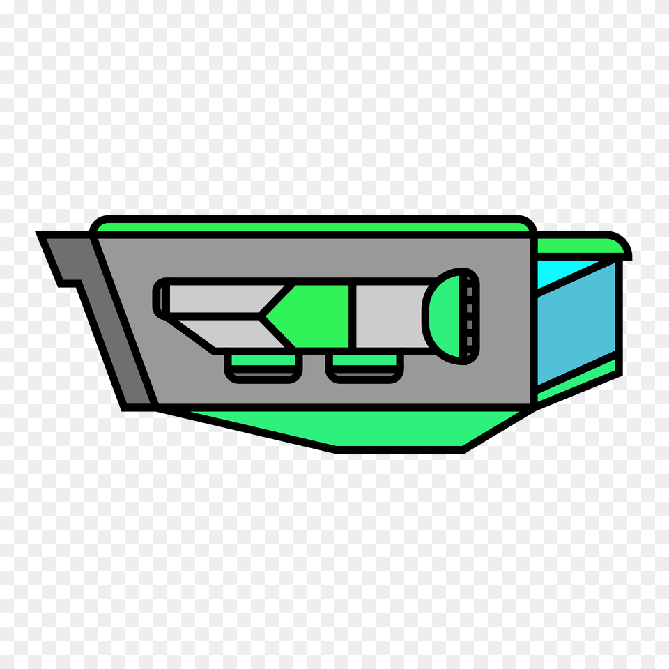 Green Small Spaceship Clipart Free Transparent Png