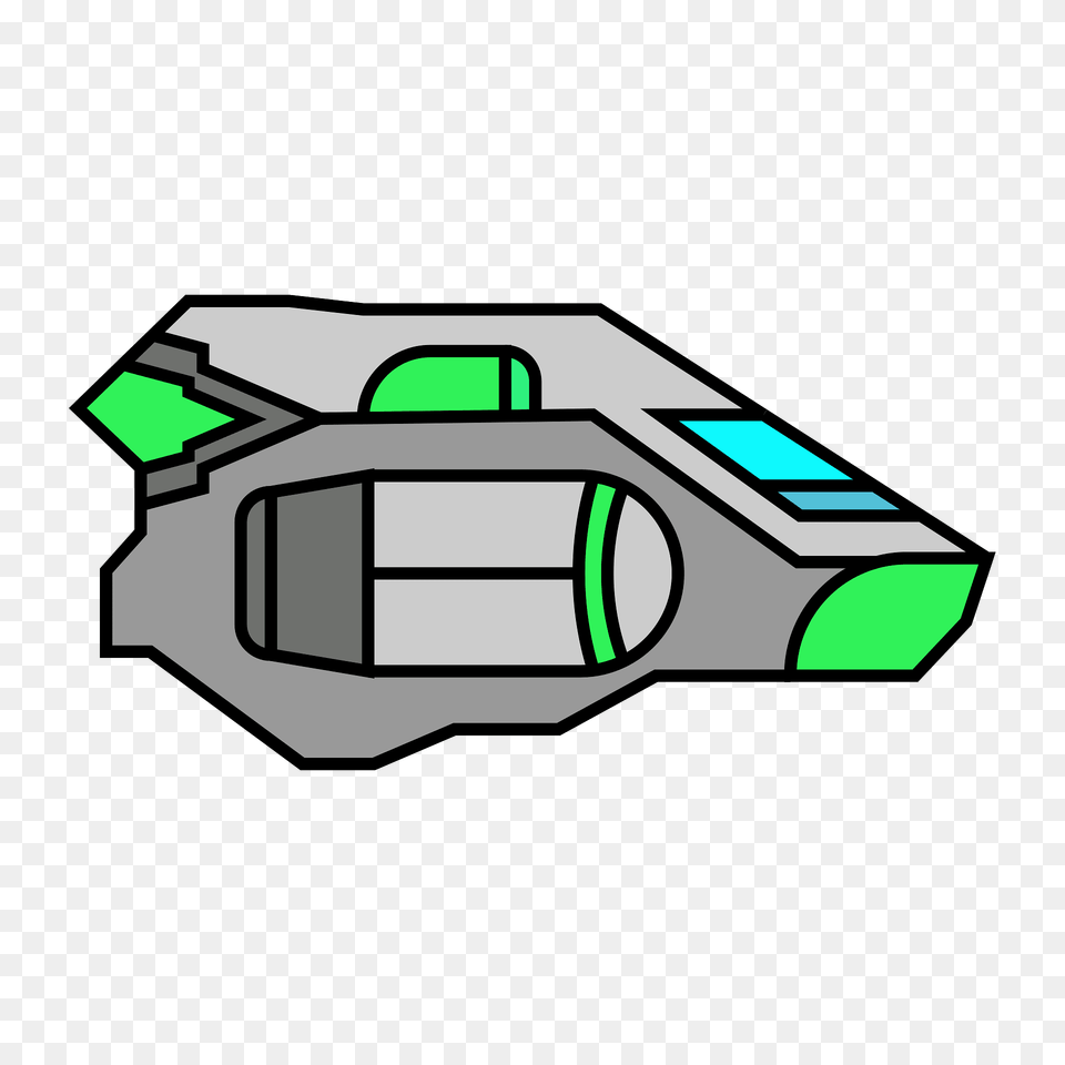 Green Small Spaceship Clipart, Dynamite, Weapon, Aircraft, Transportation Free Png