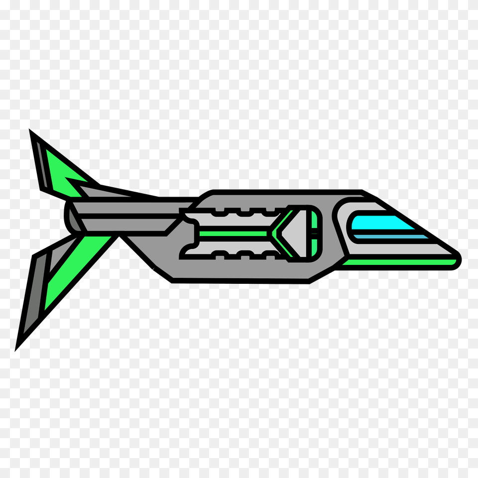 Green Small Spaceship Clipart, Weapon, Arrow Png