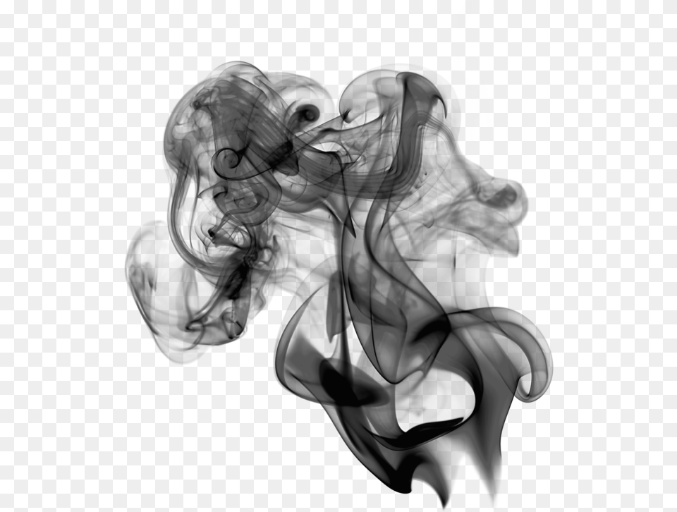 Green Smoke Black Smoke Background, Person, Art, Drawing Free Png Download