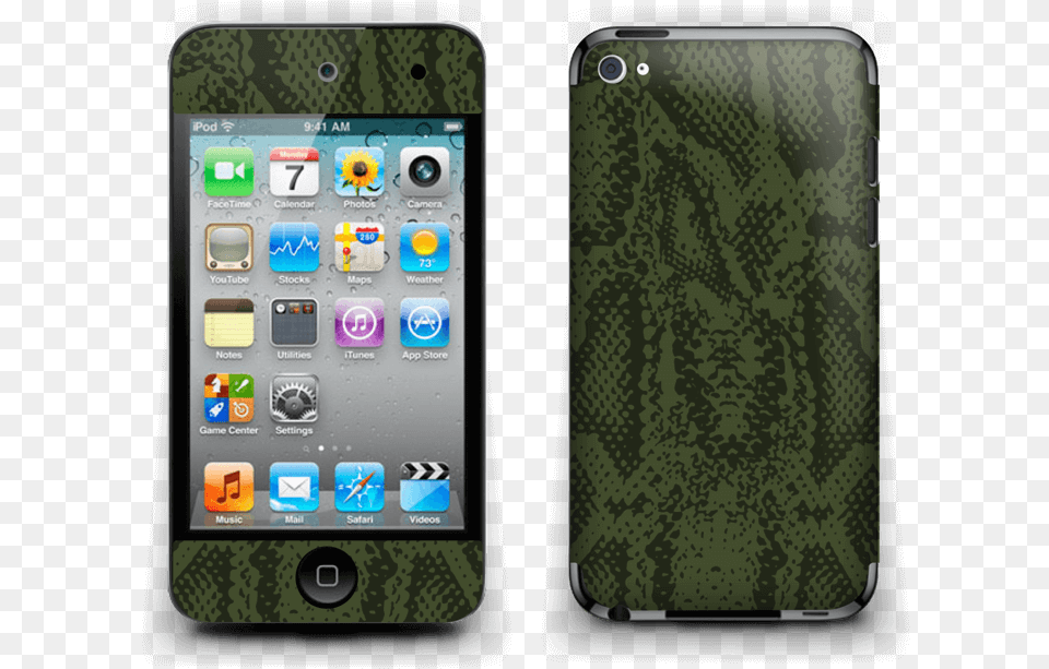 Green Snake Skin Ipod Touch 4th Gen Ipod Touch, Electronics, Mobile Phone, Phone Png Image