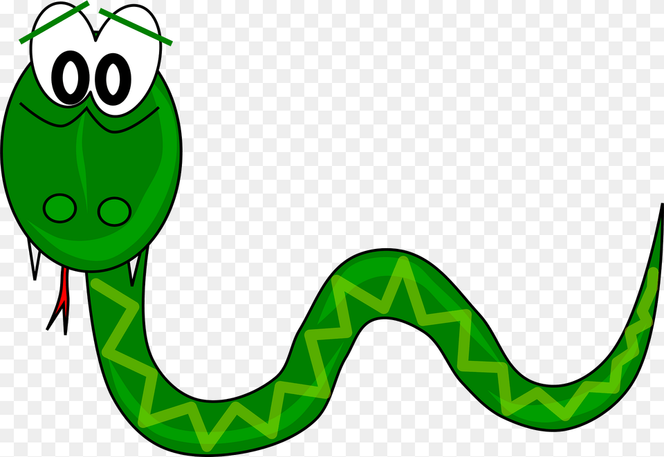 Green Snake With Big Eyes Clipart, Animal, Reptile, Smoke Pipe, Green Snake Png