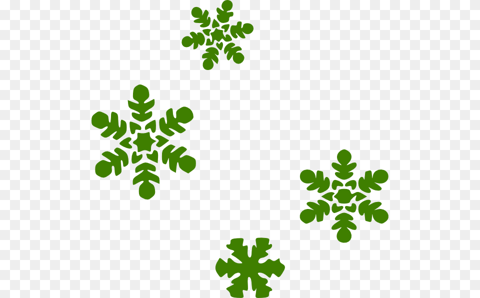 Green Snow Flakes Clip Arts For Web, Art, Graphics, Leaf, Plant Free Transparent Png