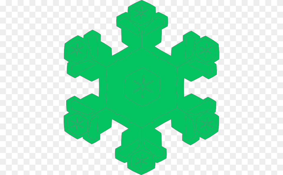 Green Snowflake Clip Art, Leaf, Nature, Outdoors, Plant Png Image