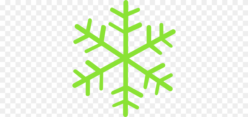 Green Snowflake Snowflakes In Snowflakes, Nature, Outdoors, Snow, Cross Png Image